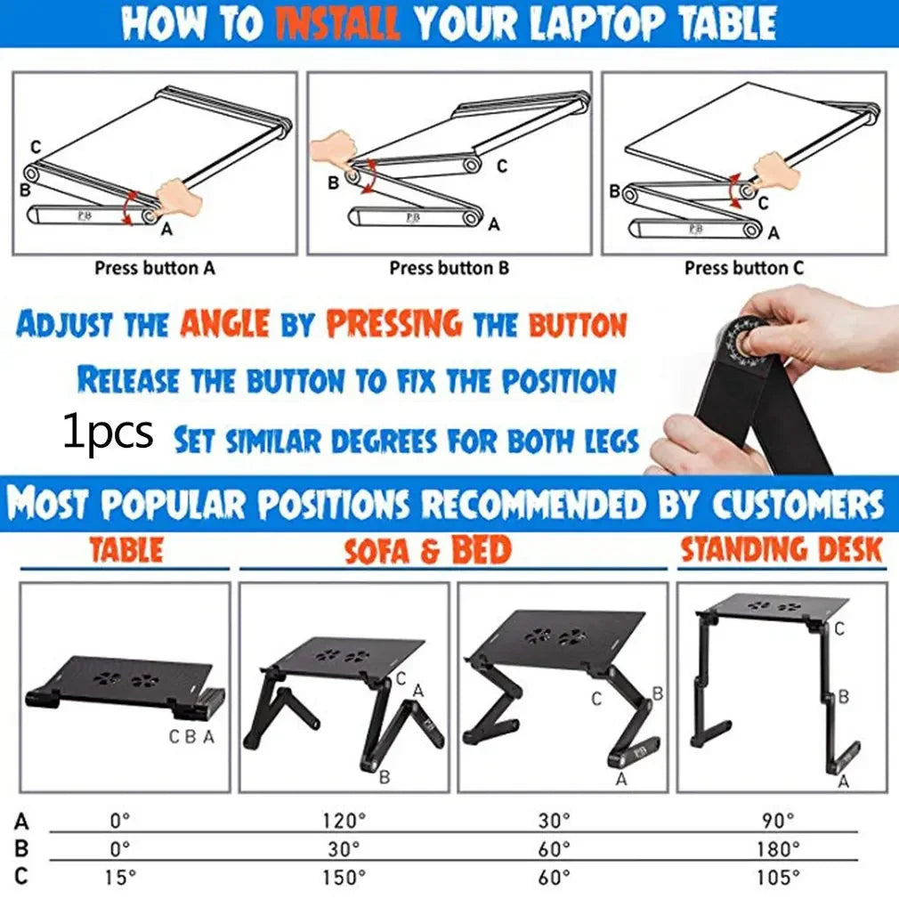 Aluminum Alloy Laptop Table