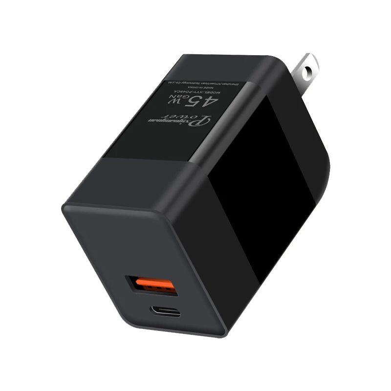 USB charger fast charging 45w