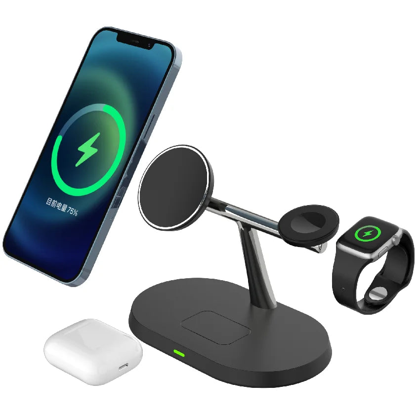 3 in 1 30W Magnetic Wireless Charger